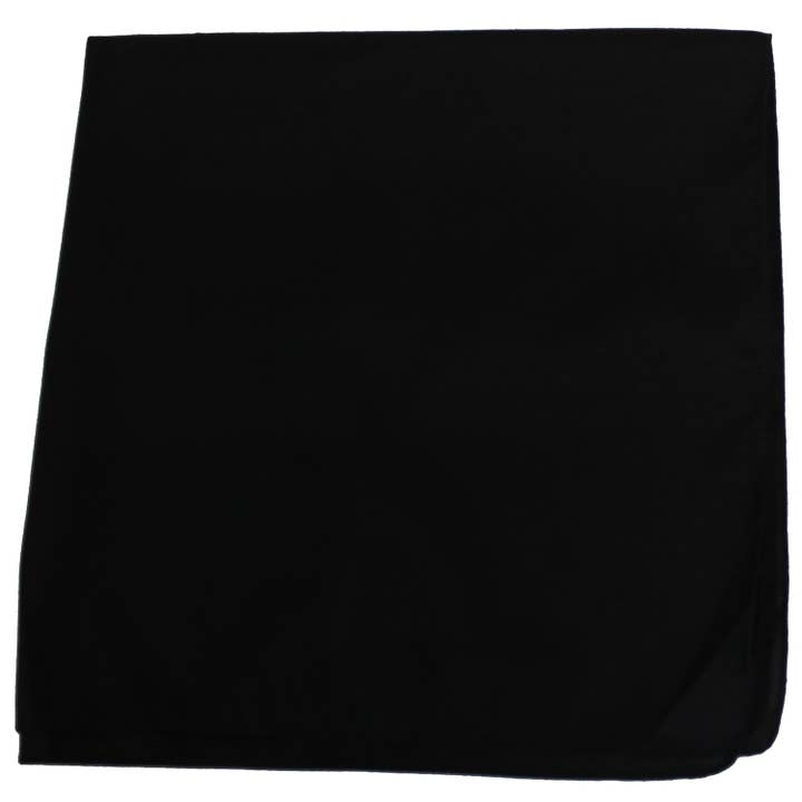 Bandanas Wholesale – wholesale Bandana – Unisex – Pack of 18 XL Oversized Solid Colors 27 Inches Cotton Bandanas
