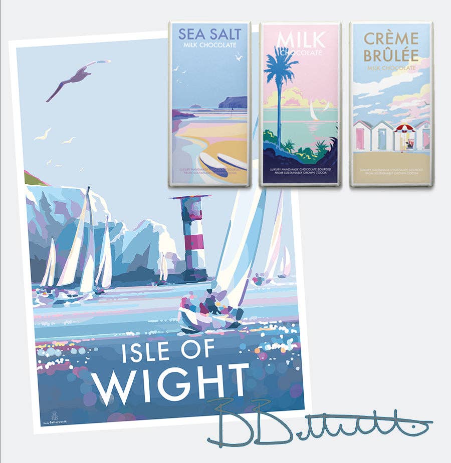 BeckyBettesworth - Wholesale Art Print - Isle of Wight1