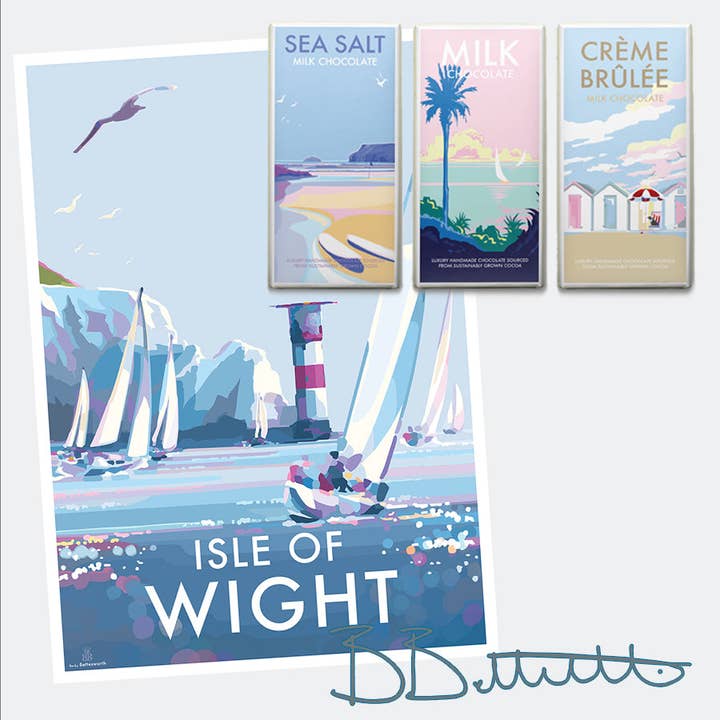 BeckyBettesworth - Wholesale Art Print - Isle of Wight1