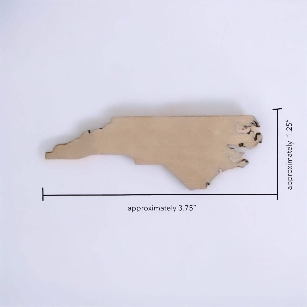 Positively North Carolina - Wholesale Magnet - North Carolina Wooden Engraved State Magnet Souvenir#14