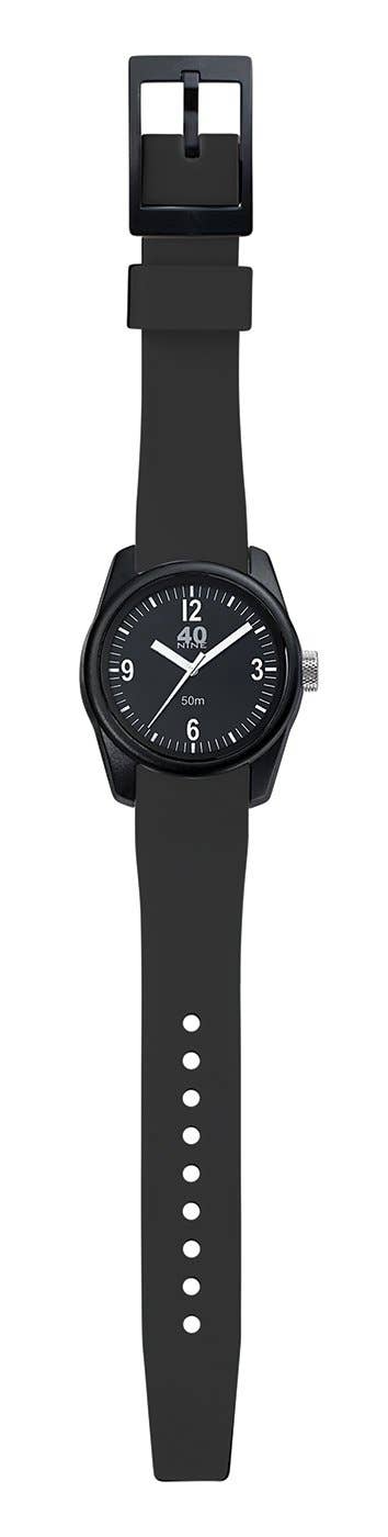 40Nine - Vendita all'ingrosso Orologio da polso - Donna - Basic 40N2.5.1L Orologio da donna 35 mm - quadrante nero - nero1