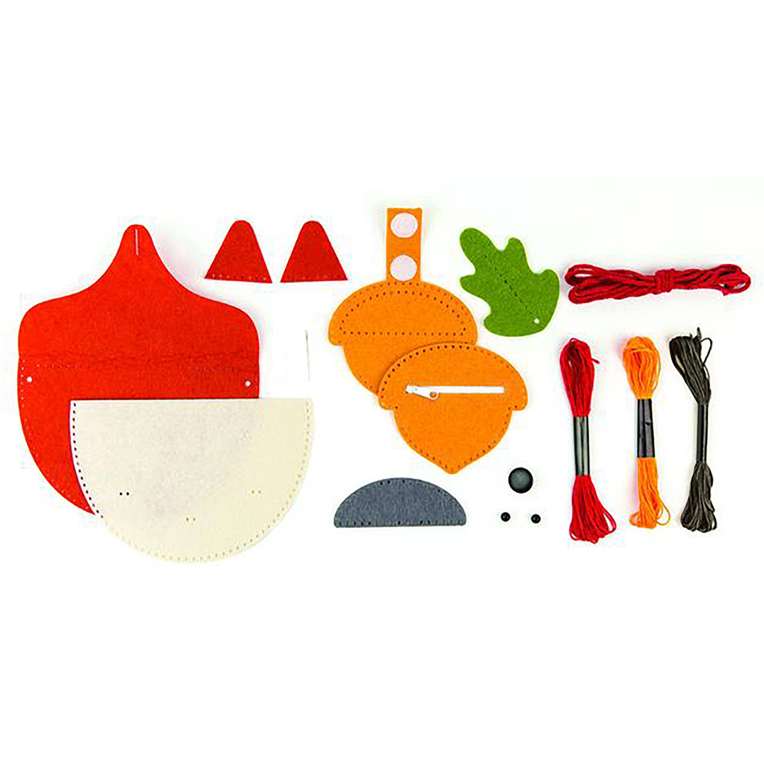 Chronicle Books - Wholesale DIY Craft Kit - Kids - DIY Woodlands Fox My Felt Bag1