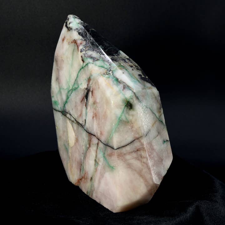 Caspar Curiosities - Wholesale Spiritual Stone/Crystal - XL 5.6LB Phoenix Stone Ajoite Malachite Quartz Crystal Freeform Tower, Messina Mine9