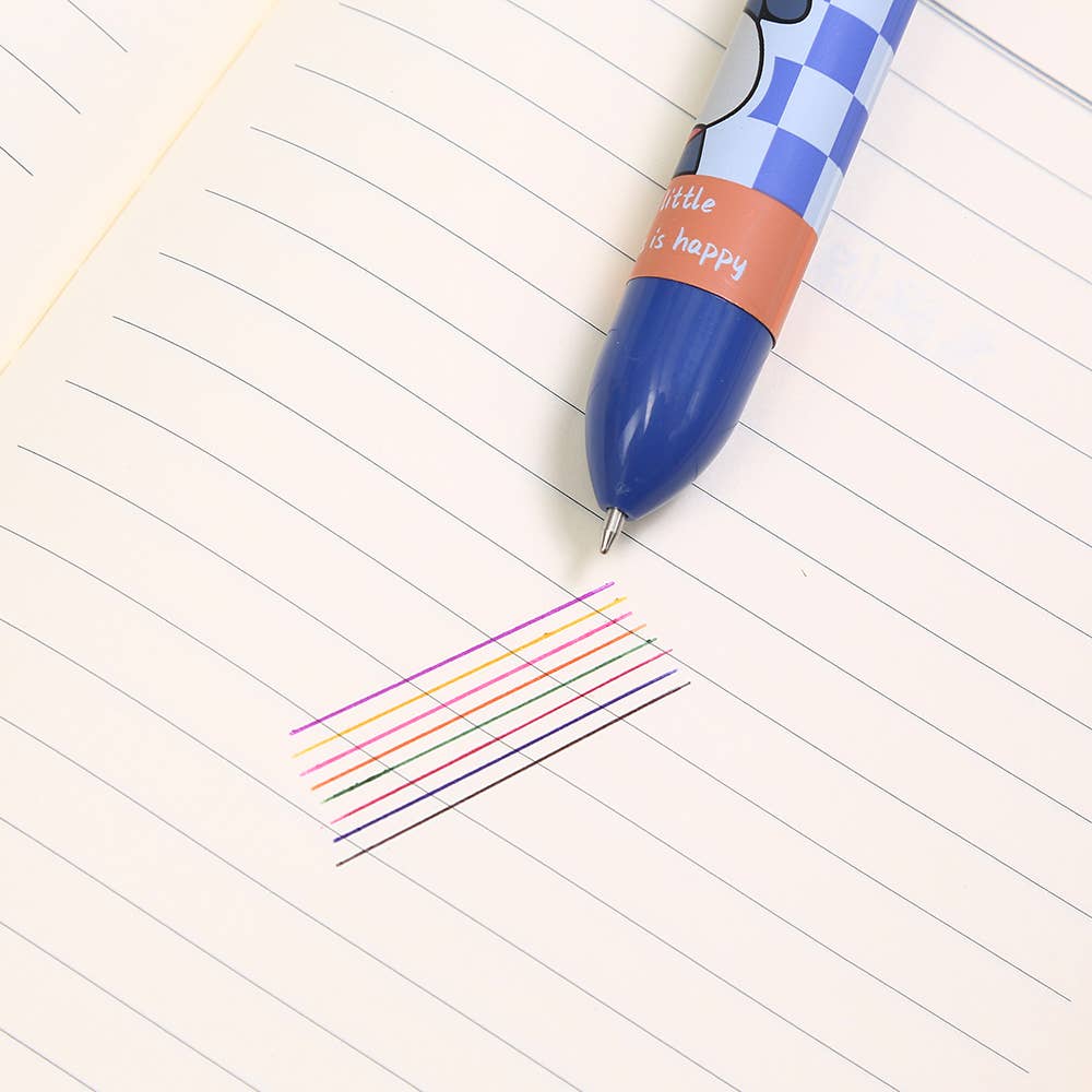 BCmini - Wholesale Pen - 23029 Dog 8-Color Retractable Ball Pen-246