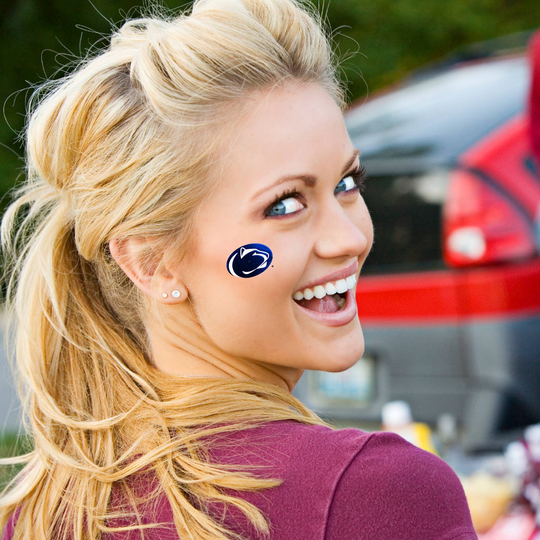 Fanapeel / Gamefaces - Wholesale Temporary Tattoo - Penn State Game Faces® Temporary Tattoos1