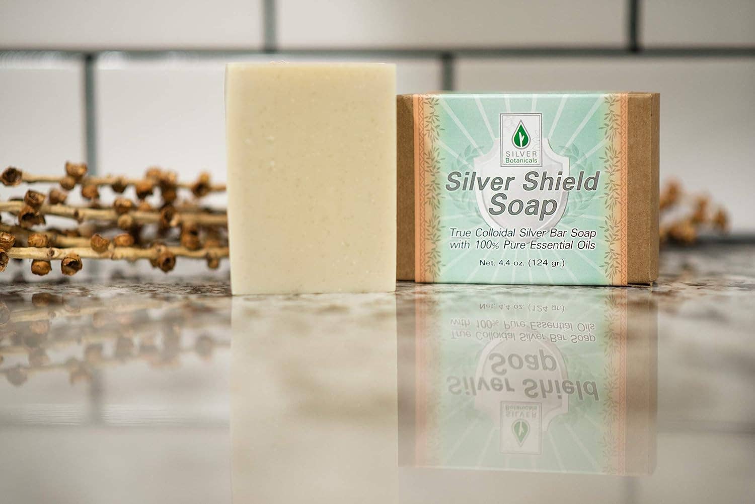 Silver Botanicals - Wholesale Bar Soap - Silver Shield Bar Soap, 4.4 oz.4