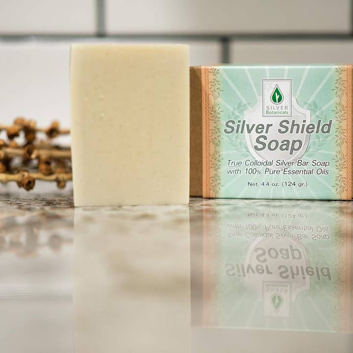 Silver Botanicals - Wholesale Bar Soap - Silver Shield Bar Soap, 4.4 oz.4