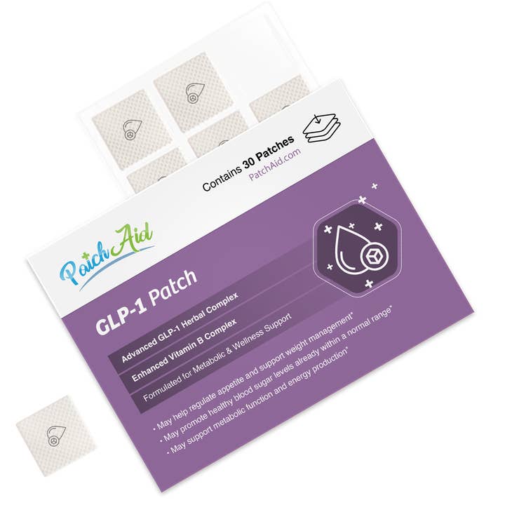 PatchAid - Wholesale Oral Supplement/Vitamin - GLP-1 Support Patch – Appetite Control & Metabolic Support