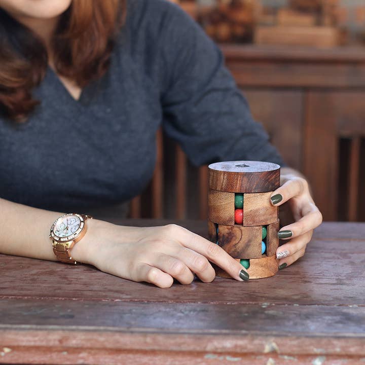 SMI Designs Wooden Puzzles - Wholesale Puzzle - Adult - Wooden Puzzle 3D Brain Teaser Game for Adults & Kids IQ2