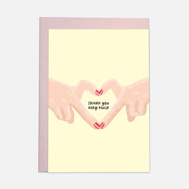 Kaart Blanche - Wholesale Thank You Card - Gen Z Thank you greeting card0
