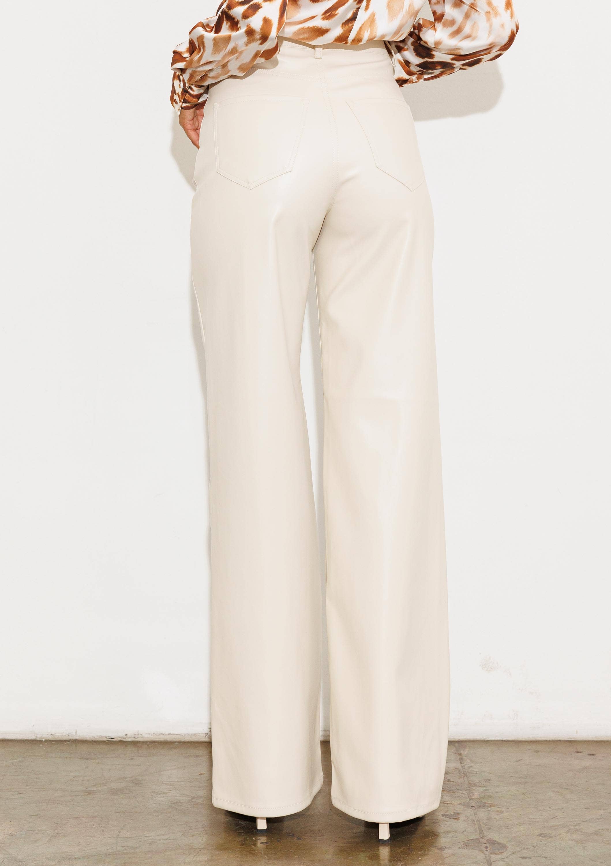 Vibrant M.i.U - Wholesale Pants - Women's - PU Vibrant Wide Pants13