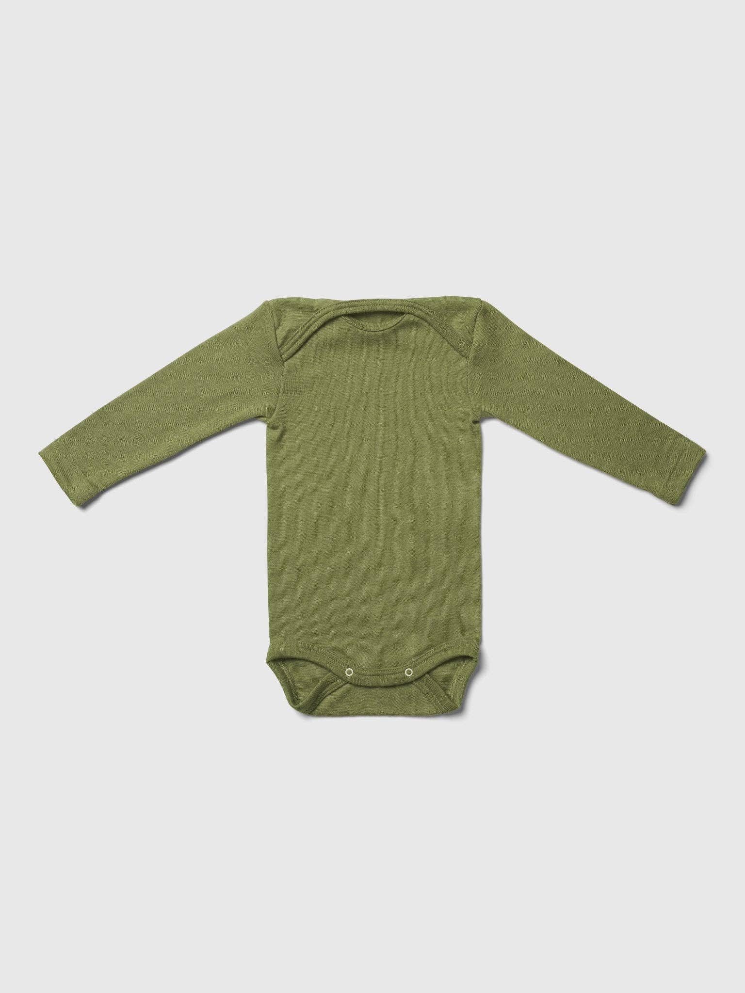 MINI LILA - Wholesale Bodysuit (Non-Footed) - Baby - Organic Merino Wool and Silk Long-sleeved Onesie10