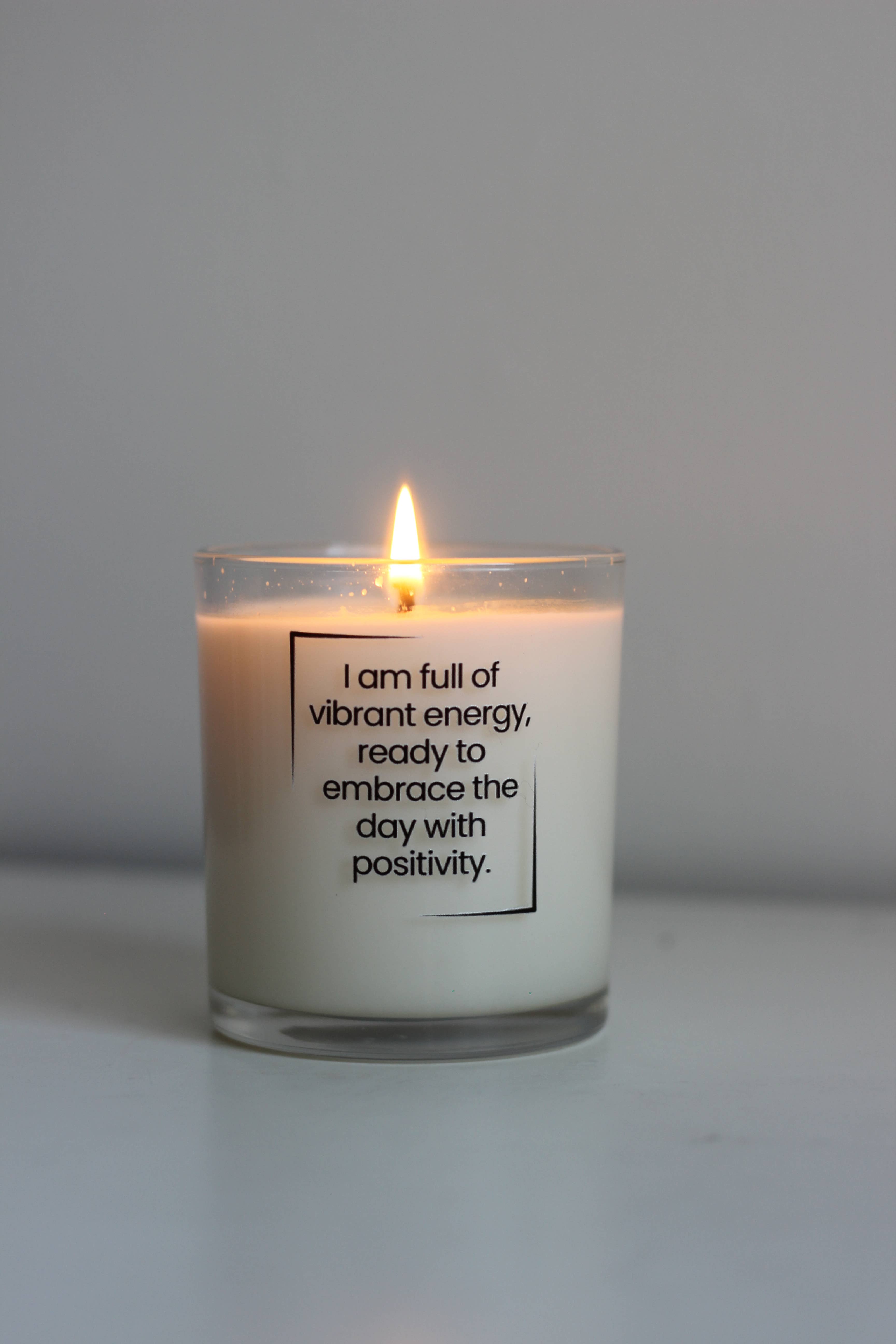 SCENTS BY FAY - Wholesale Jar/Filled Candle - 8oz Affirmation Soy Candles made with Pure Essential Oils2