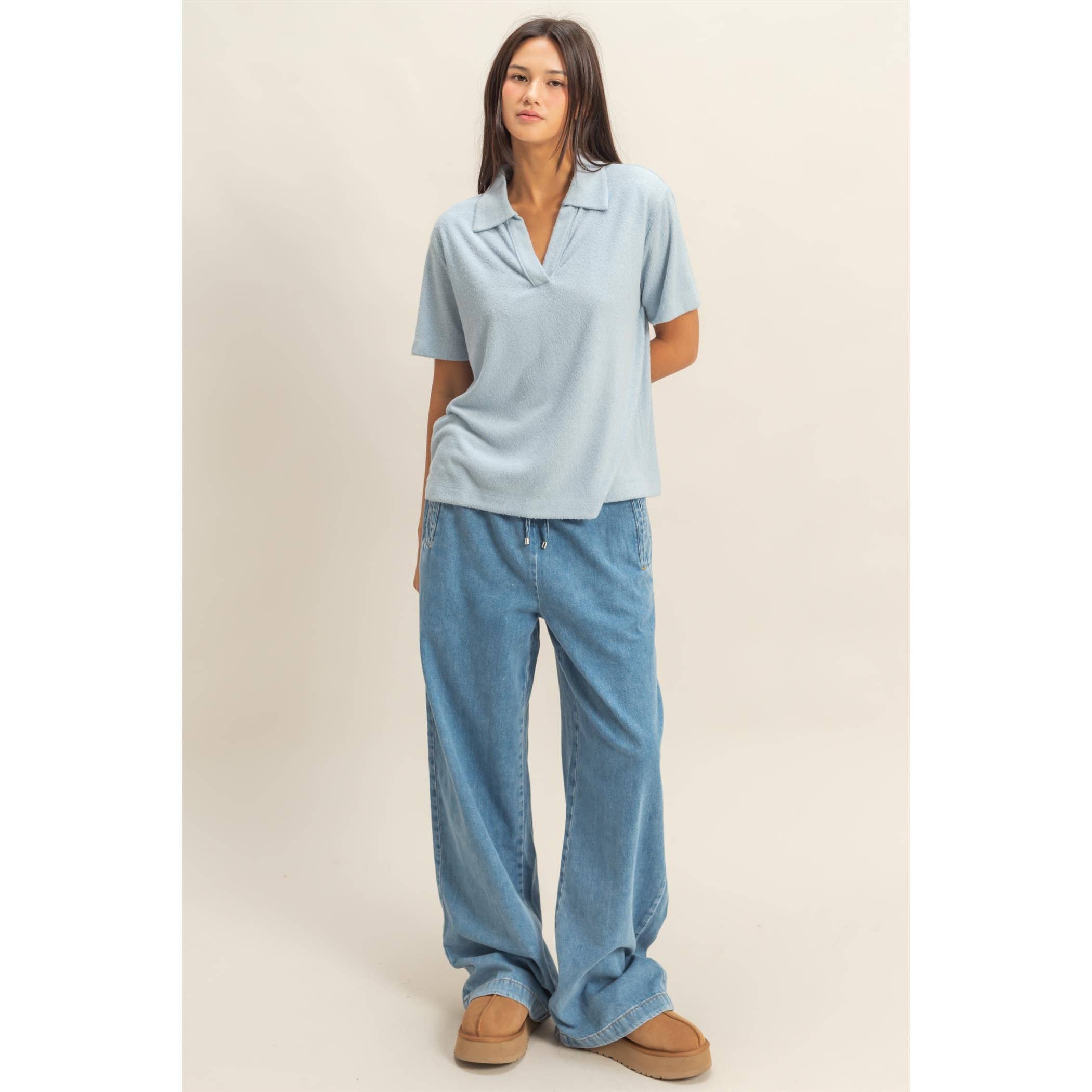 HYFVE - Wholesale Shirt - Women's - Collared Short-Sleeve Top2