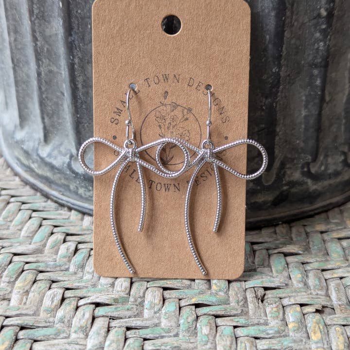 Small Town Designs - Wholesale Dangle Earrings - Bow Dangles