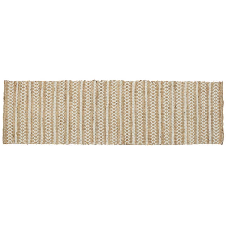 Casia Hemp & Cotton Runner, Stripe 2.5x8 for wholesale by HomArt