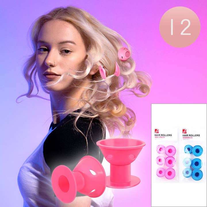 Sensibling Corp. - Wholesale Hair Curlers - 12 Set of 6 - Hair Rollers