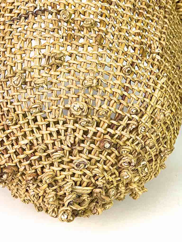 The Niger Bend - Vendita all'ingrosso Cestini - Cestino in stile «setaccio» in paglia profonda su supporto «ciambella» - Burkina Faso9