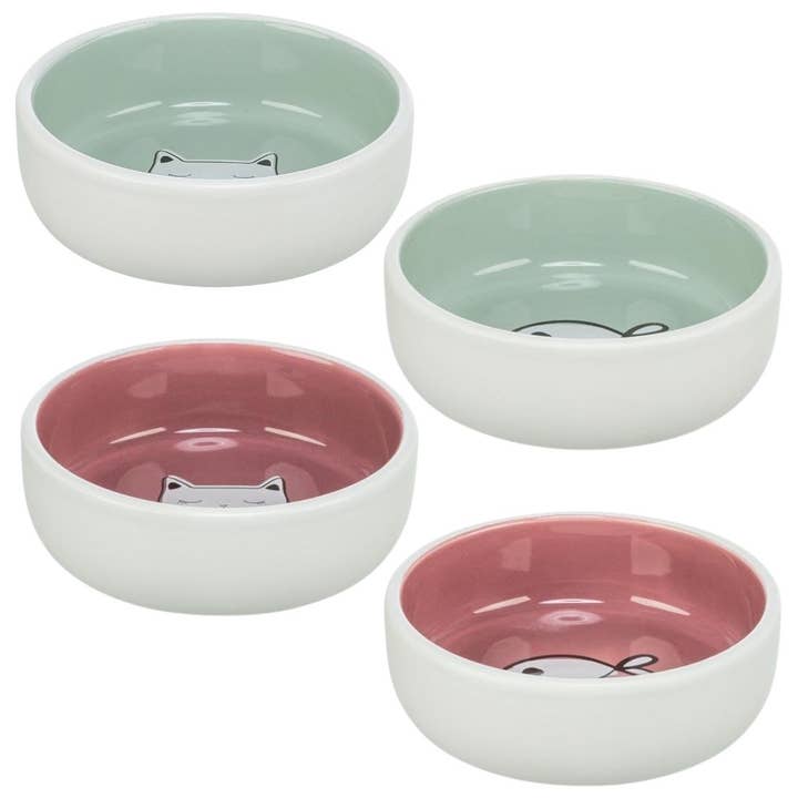 Ceramic Cat Bowl 0.3 l/ø 13 cm in various Designs for wholesale by Trixie UK