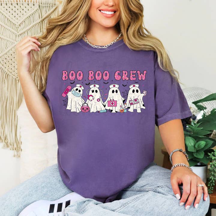 Trendy Transfers - Wholesale Sublimation Transfer - Boo Boo Crew DTF Heat Transfer