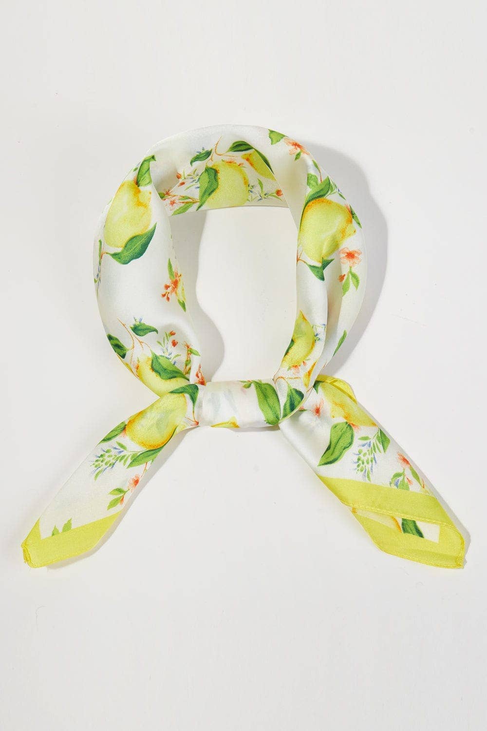 MiMi Wholesale - Wholesale Bandana - Women's - BS0103 Lemon Print Bandana2