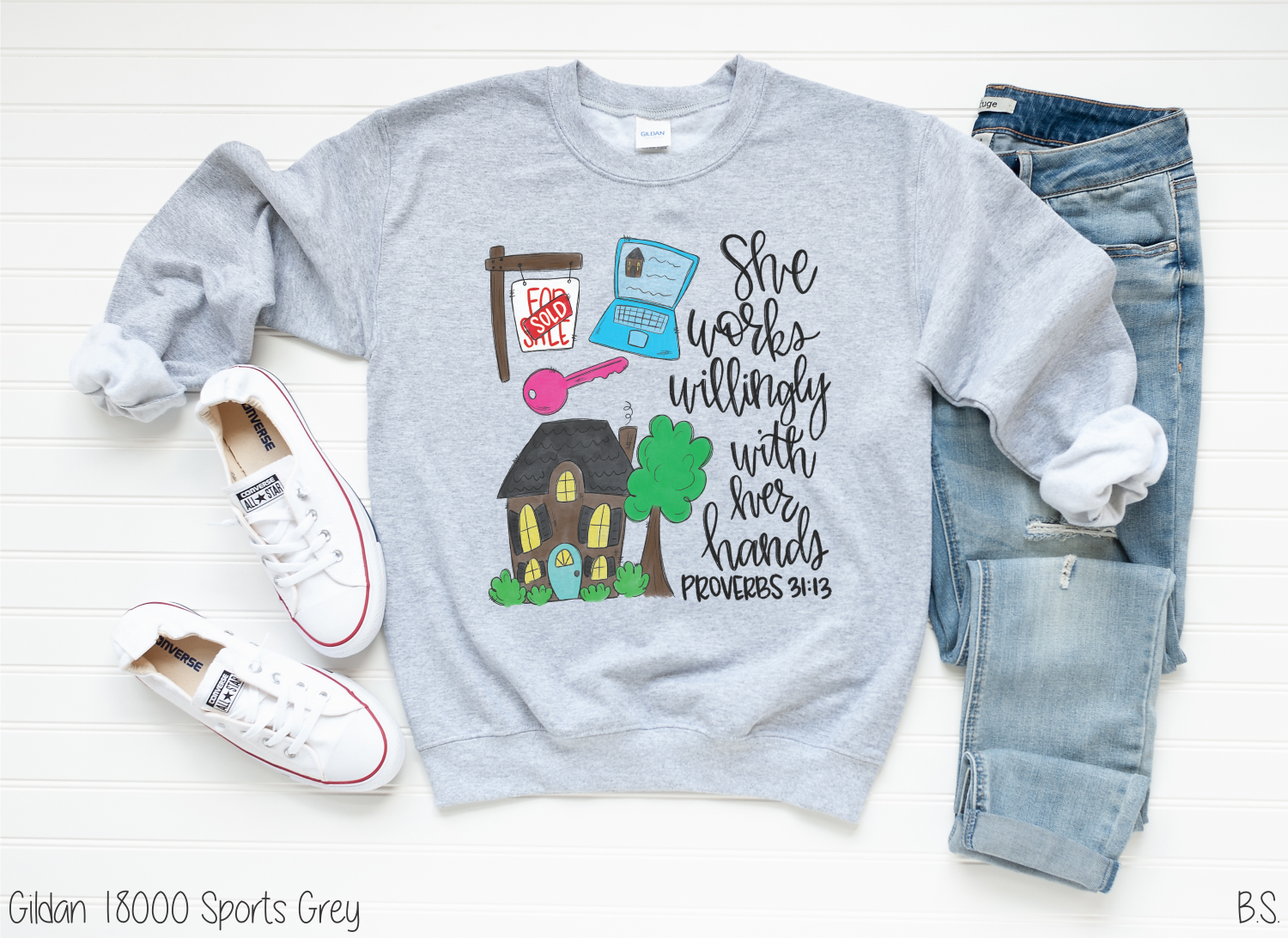 Bama Screens - Wholesale Sublimation Transfer - She Works Willing Realtor #C55