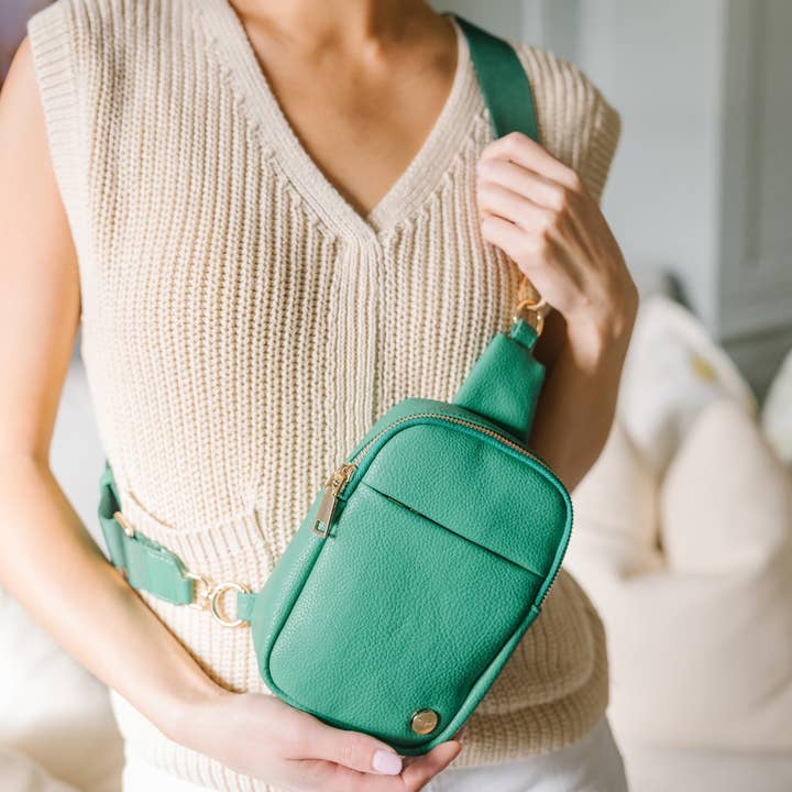 modern and chic - Wholesale Belt Bag - Women's - Bridget Sling Crossbody Fanny Mini Belt Bag