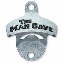 STARR - Wholesale Bottle/Wine Opener - Silver 'The Man Cave' STARR "X" Wall Mount Opener1