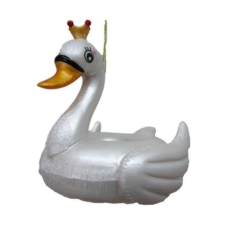 Swan Float Orn for wholesale by December Diamonds