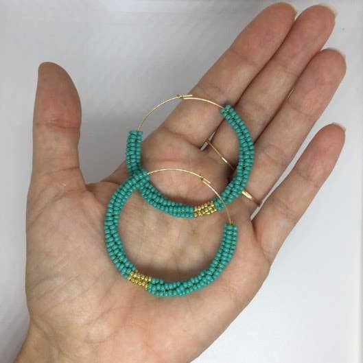 Nuquí – wholesale Hoop earrings – Amazonia earrings1