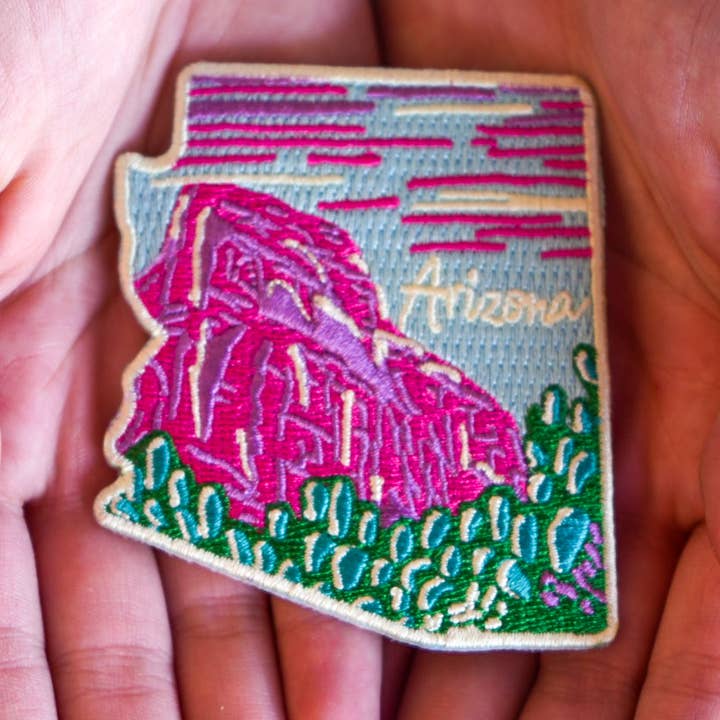 Scenic Arizona Desert Patch for wholesale by Cacti Rebel