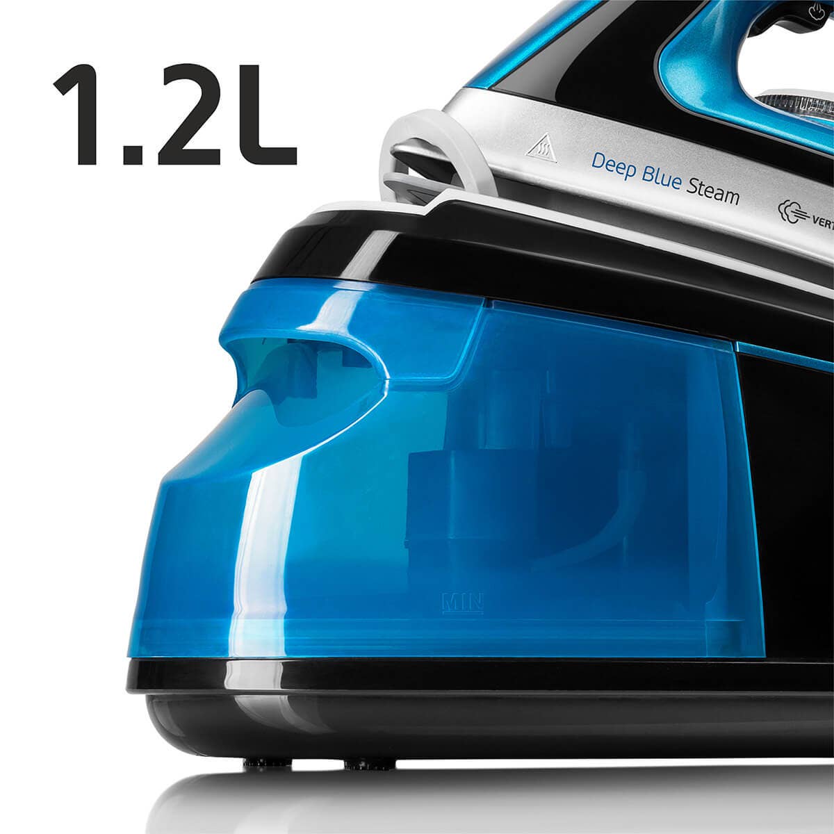 Haeger - Wholesale Iron - HAEGER Deep Blue Steam Generator Iron - 2250W, 3.5 bar, Steam 80 g/min, 1.2L2