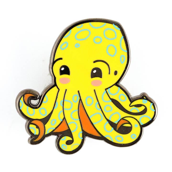 Octopus Pin for wholesale by LuxCups Creative