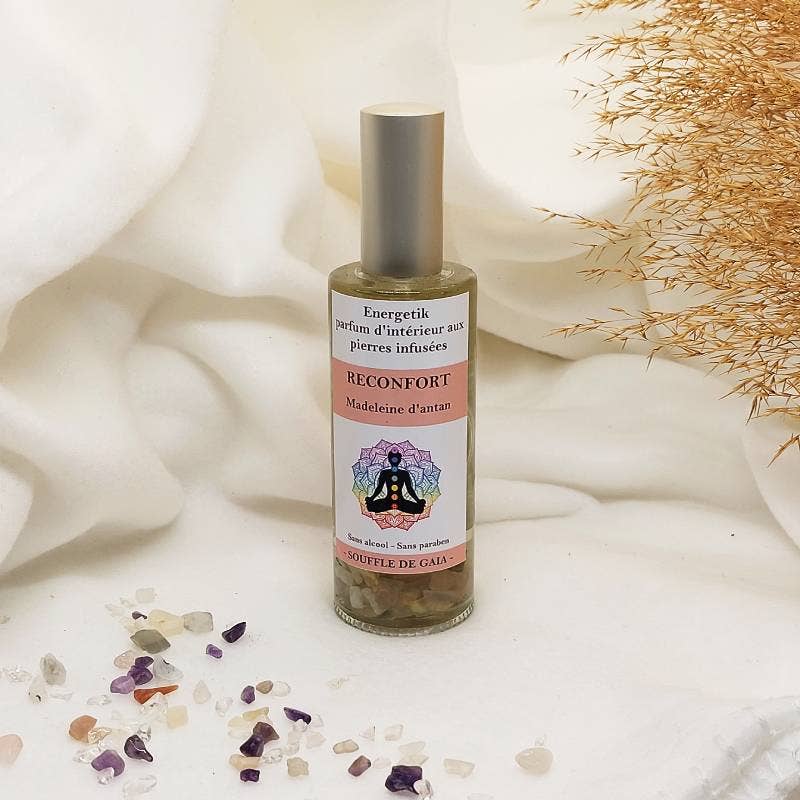 Sarl SdG / Souffle de Gaïa - Wholesale Room & Linen Spray - Spray d'ambiance Réconfort aux pierres infusées