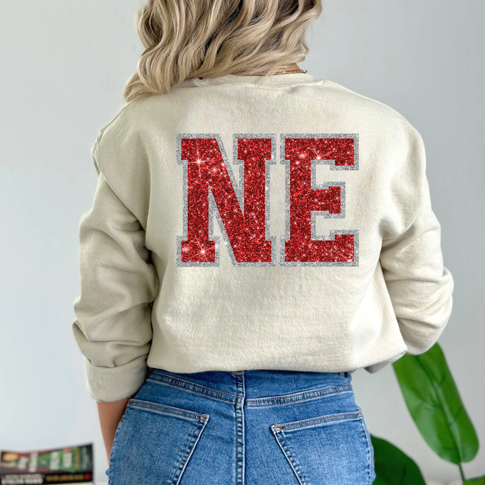 TEELUX - Wholesale Sublimation Transfer - Faux Sequin NEBRASKA  - Clear Film Transfer1