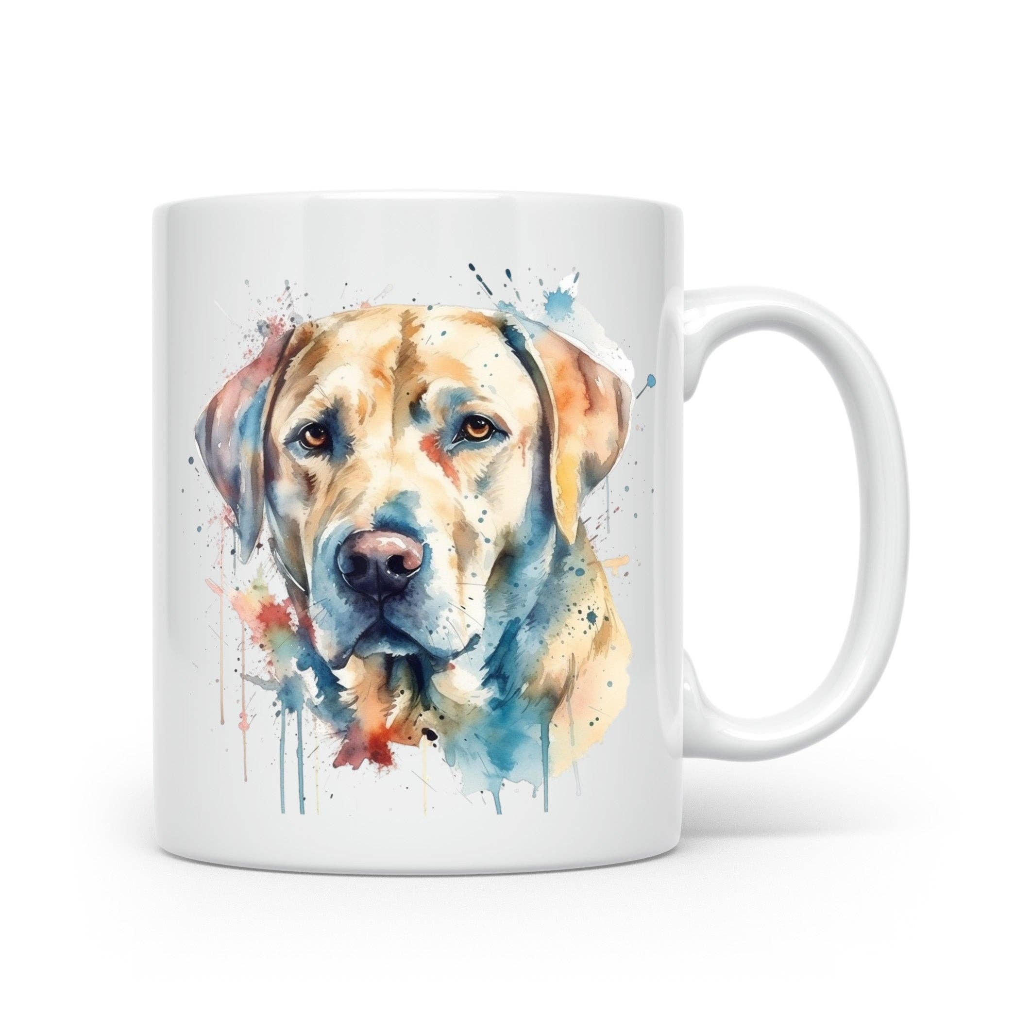 Tasse en céramique personnalisée avec nom 11oz 15oz Cadeau d'anniversaire  pour les amoureux des chiens - CALLIE, image size:2123x2124