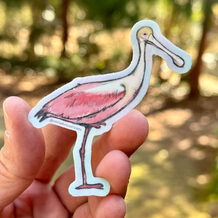 Uncle Dunc's Sticker Shoppe - Wholesale Sticker - Spoonbill {sticker}