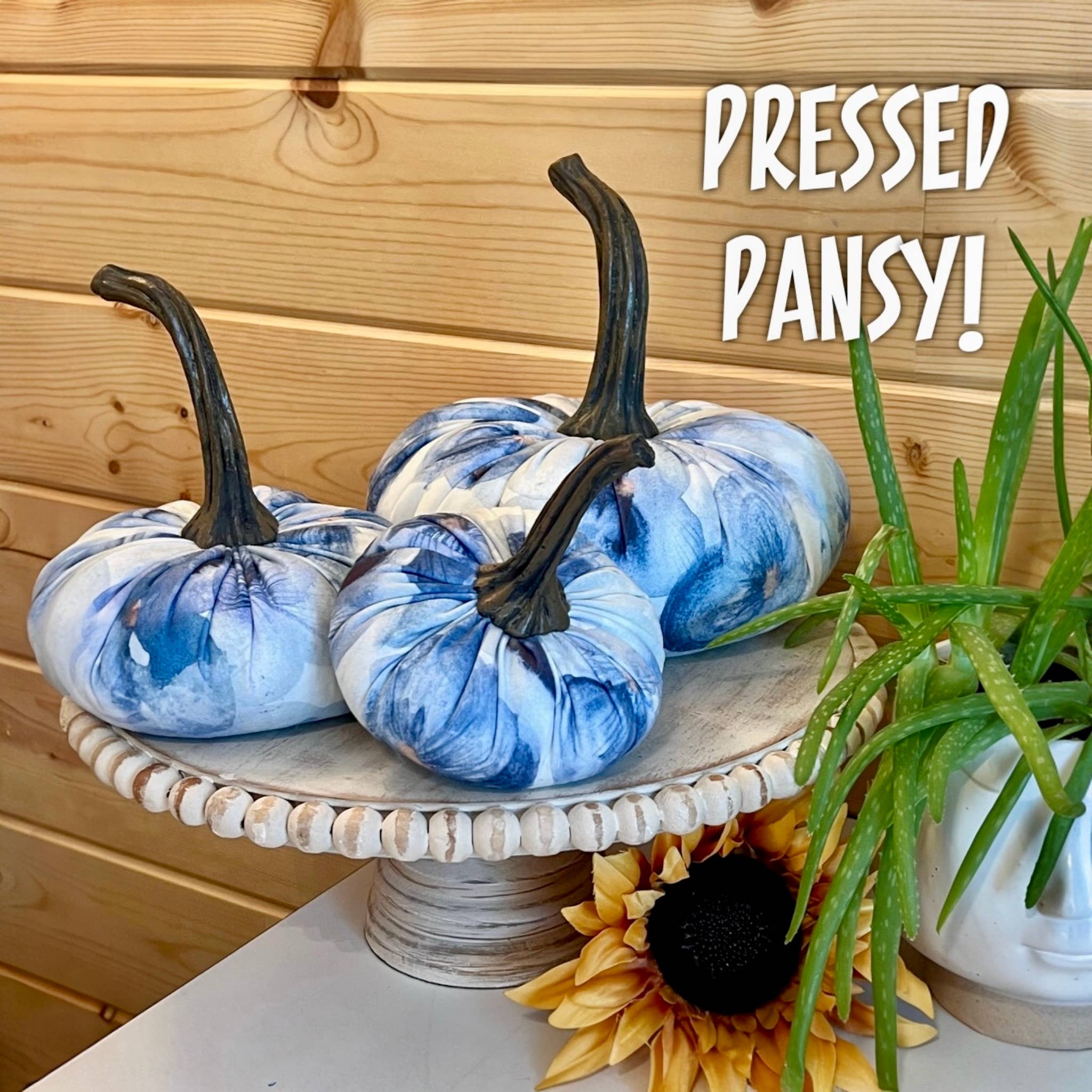 Leanne Bruce Co. - Wholesale Decorative Tabletop Object - Fabric Pumpkin Sets/3 Fall to Summer Home Decor <Limited>4