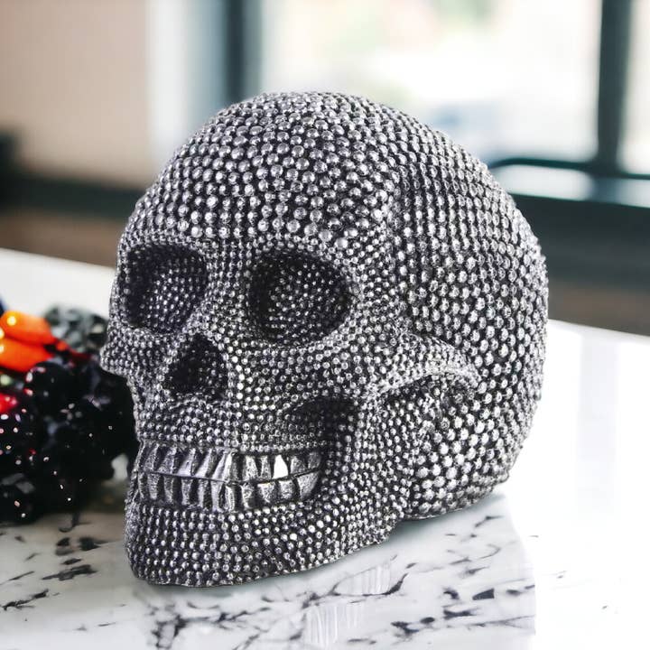 Gia Roma - Wholesale Decorative Tabletop Object - Sale - Gothic Home Decor, Modern Farmhouse Halloween Skulls21