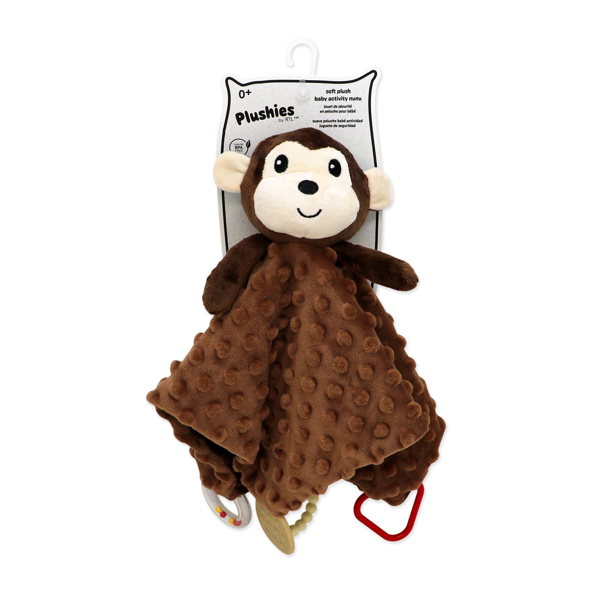 Rose Textiles – Großhandel Sicherheits-/Kuscheldecke – Baby – Plüsch-Aktivität Nunu1