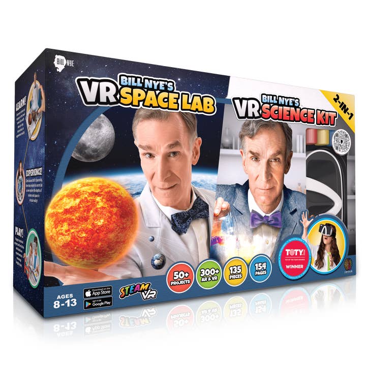 Abacus Brands, Inc. - Wholesale DIY Craft Kit - Kids - Bill Nye Bundle Pack - VR Space Lab & Science Kit