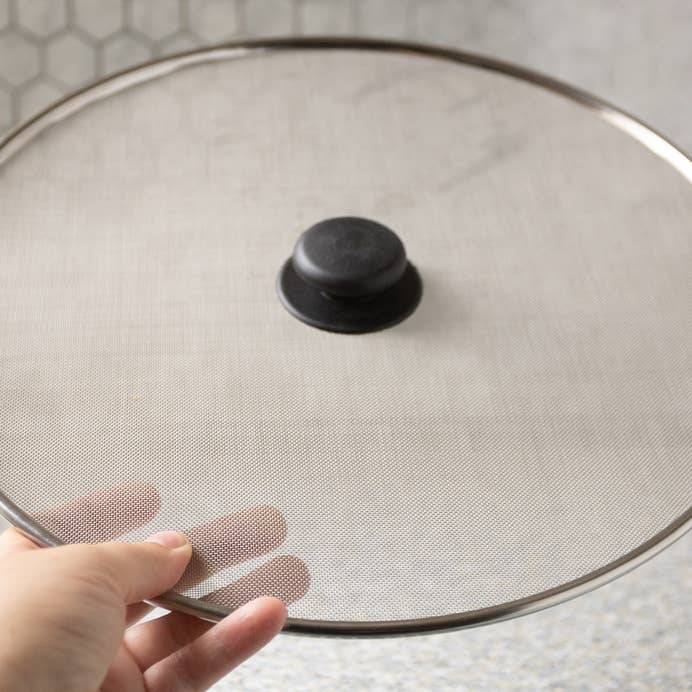 Fox Run Brands - Vente Ustensile/gadget de cuisine - Écran anti-éclaboussures Fox Run en acier inoxydable, 13 pouces5