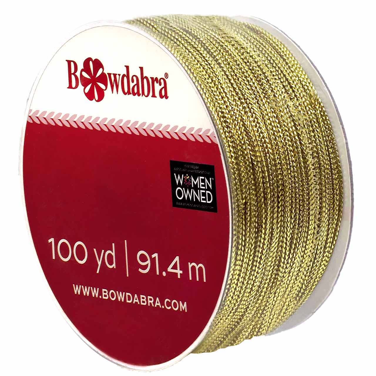 Morex Ribbon - Wholesale Craft Supplies - BOW3050 Value Pack Bowdabra Wire Gold 100 yards1