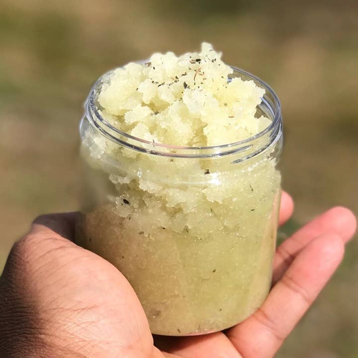 Vernis pour le corps/ gommage corporel à la lavande 8 oz pour la vente par Pardo Naturals