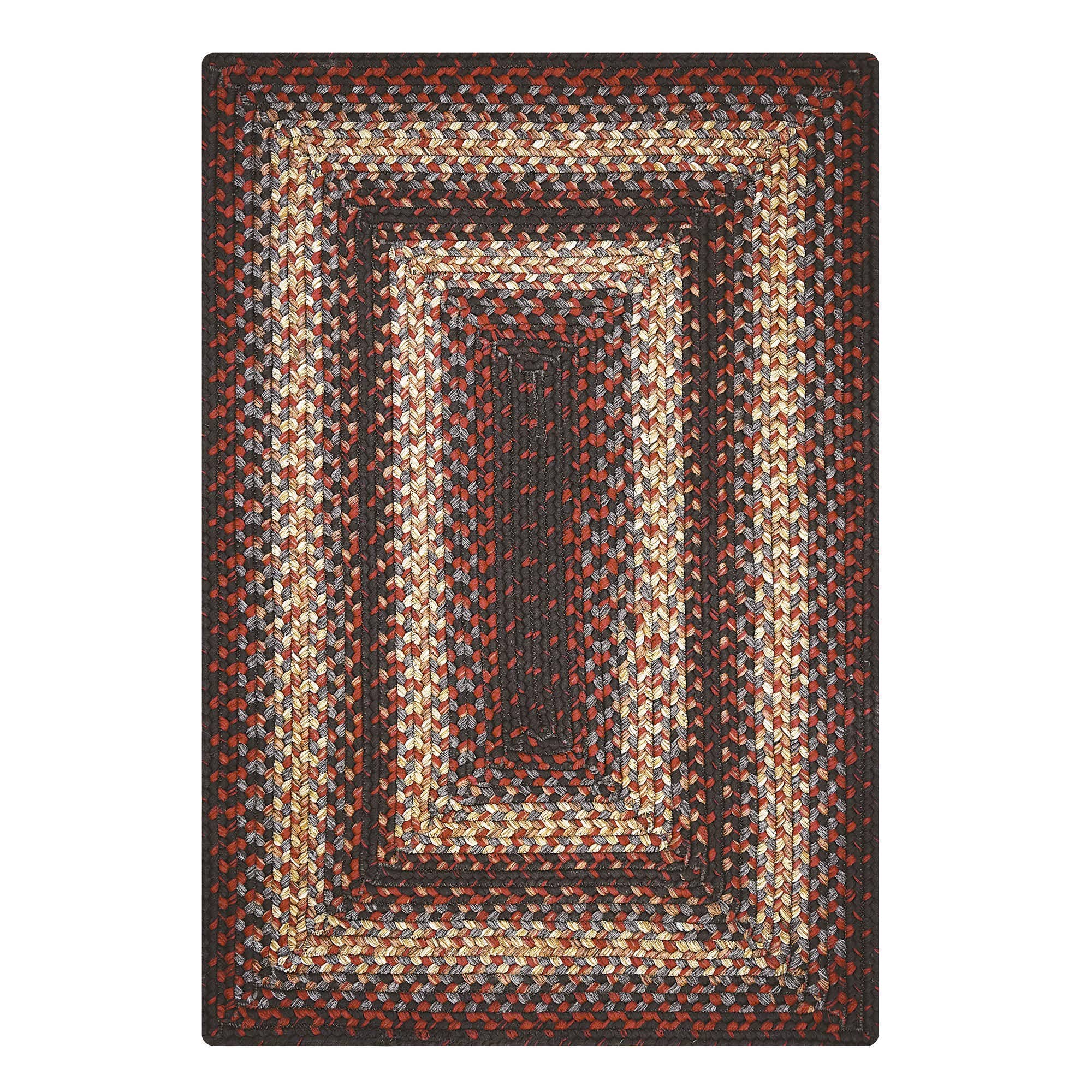 Homespice Decor - Wholesale Area Rug - Montgomery Burgundy Braided Rug for Indoor & Outdoor8