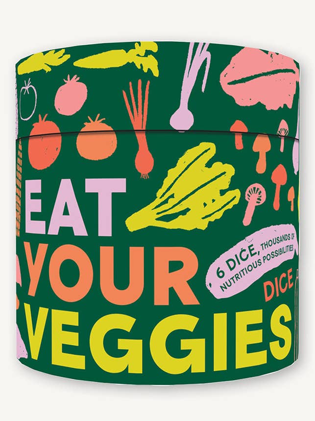 Eat Your Veggies Dice for wholesale by Chronicle Books
