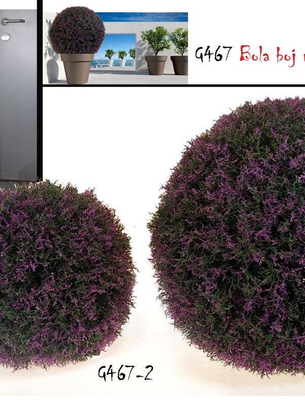 Purple Plast Ball 34cm for wholesale by Aguilar Málaga