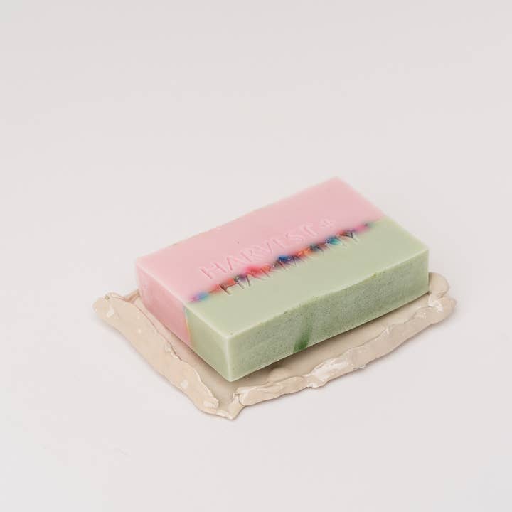Harvest + Harmony - Wholesale Bar Soap - Harvest + Harmony Christmas Goat Milk Soap Sprinkles on Dish