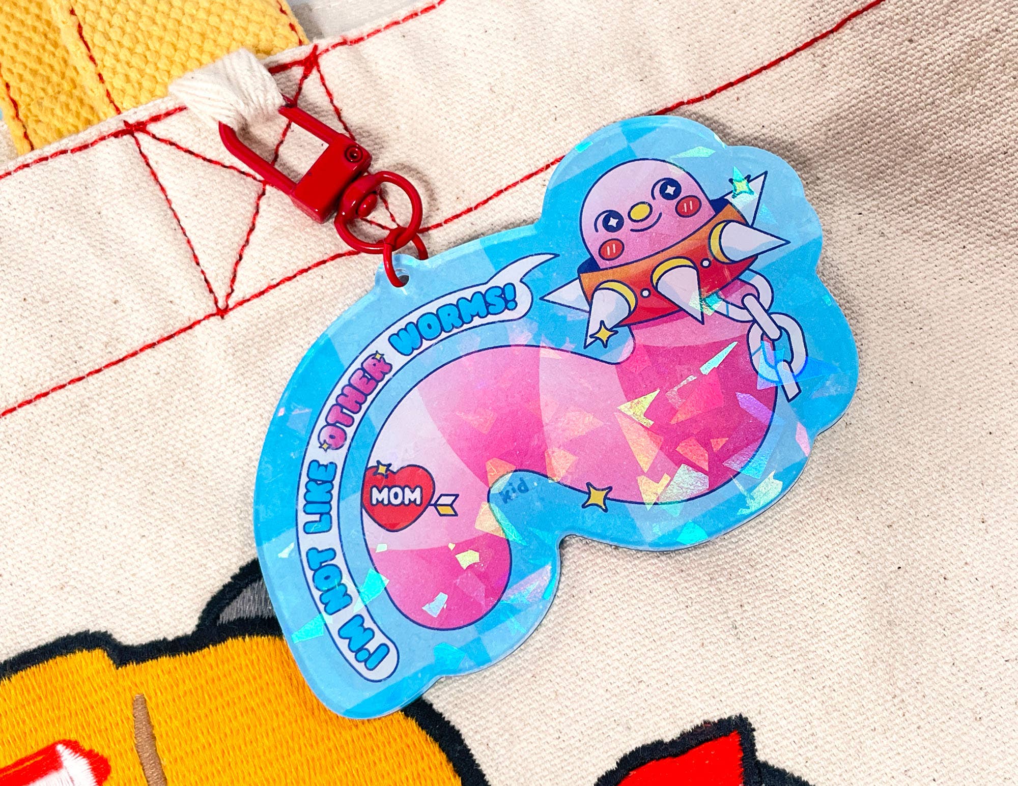 Kidnichols - Wholesale Keychain - Women's - I'm Not Like Other Worms Keychain | Punk | Worm lovers6