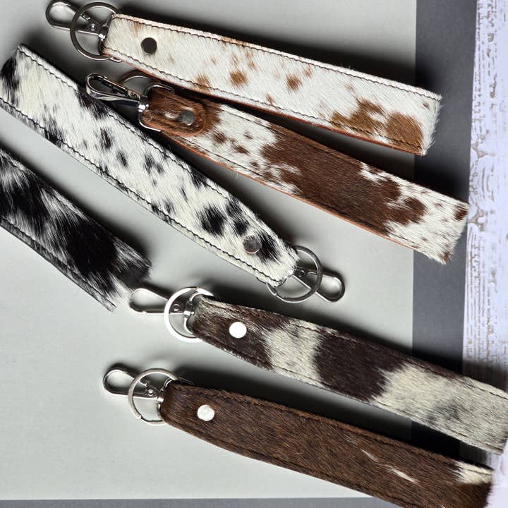 Ranchers Closet - Wholesale Keychain - Women's - Hair-on Western Long Keychain - Genuine Cowhide Keychain9